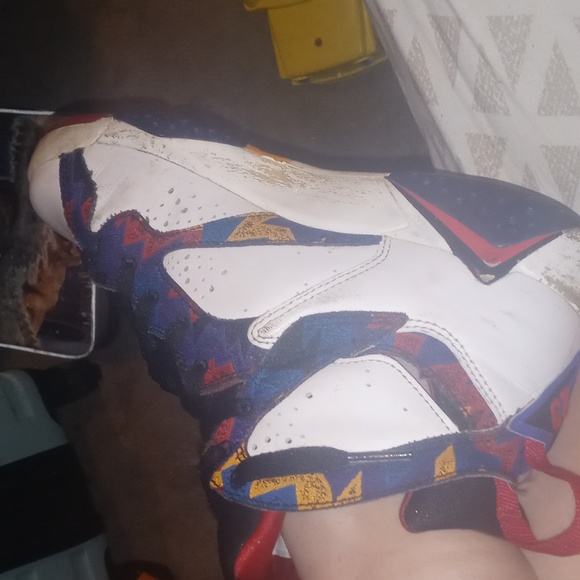 Jordan retro style 7s (UGLY SWEATER) sz 5 youth 6.5 womens - Picture 2 of 8